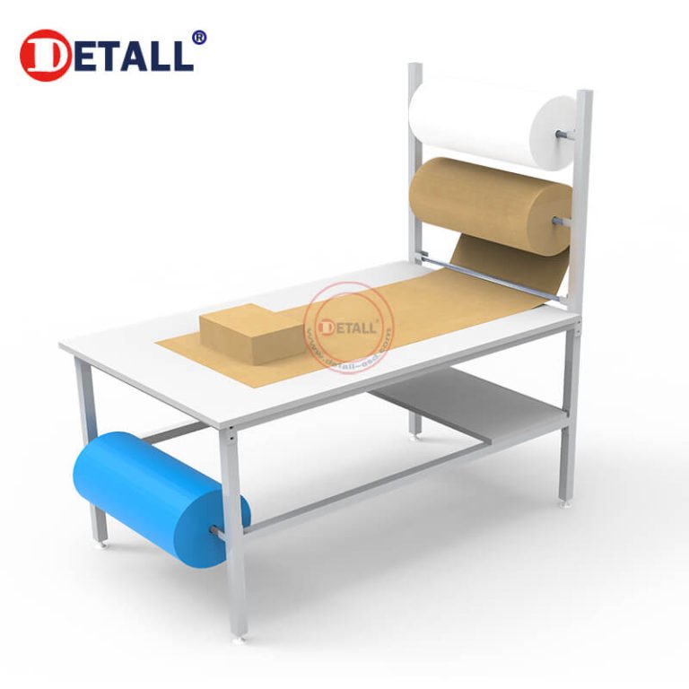 Side rod packing station