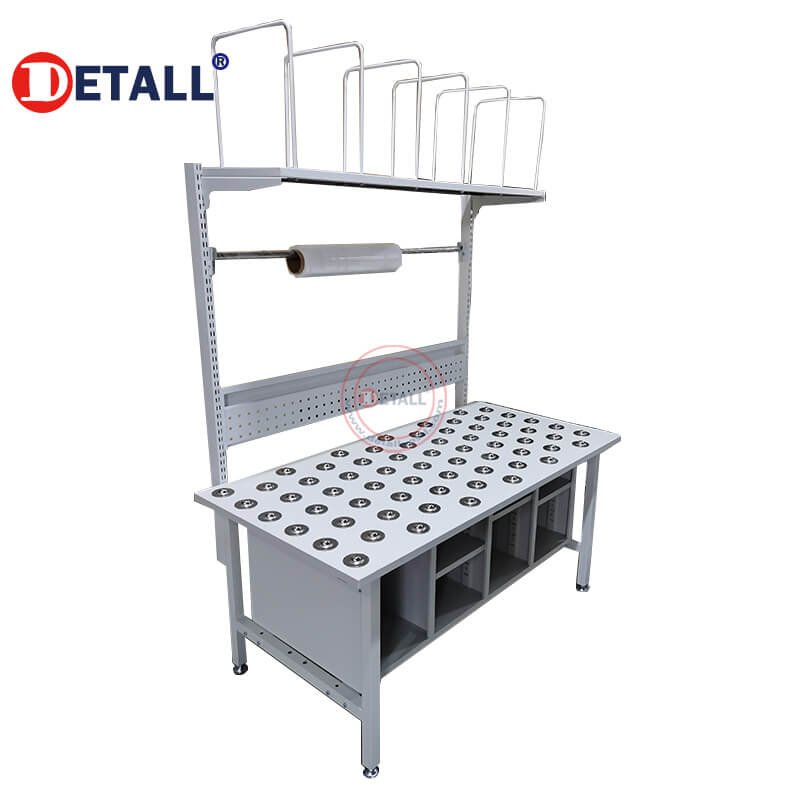 Universal wheel desktop workbench