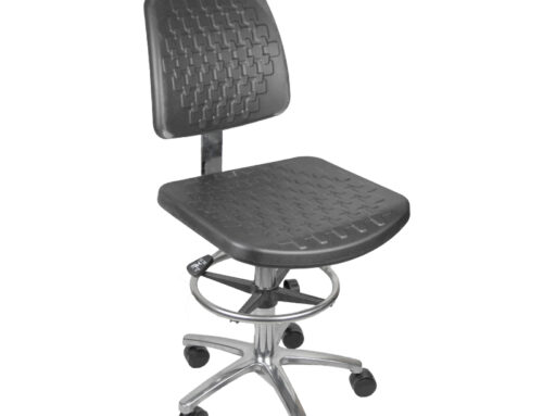 Large Backrest Antistatic Polyurethane Chair