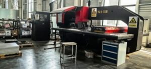 Industrial punching machine used for metal shaping and cutting
